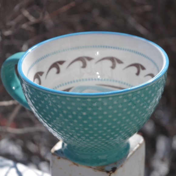 Native American Turquoise And Brown Mug By Native Home - Picture 6 of 9